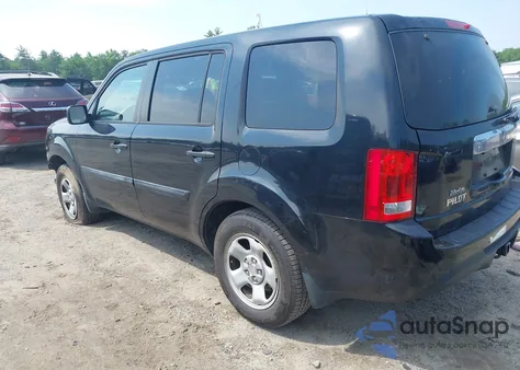 2013 Honda Pilot Lx from USA, damaged, VIN 5FNYF4H24DB051250